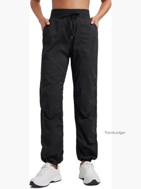 Lightweight Straight Leg Joggers with Pockets 30in